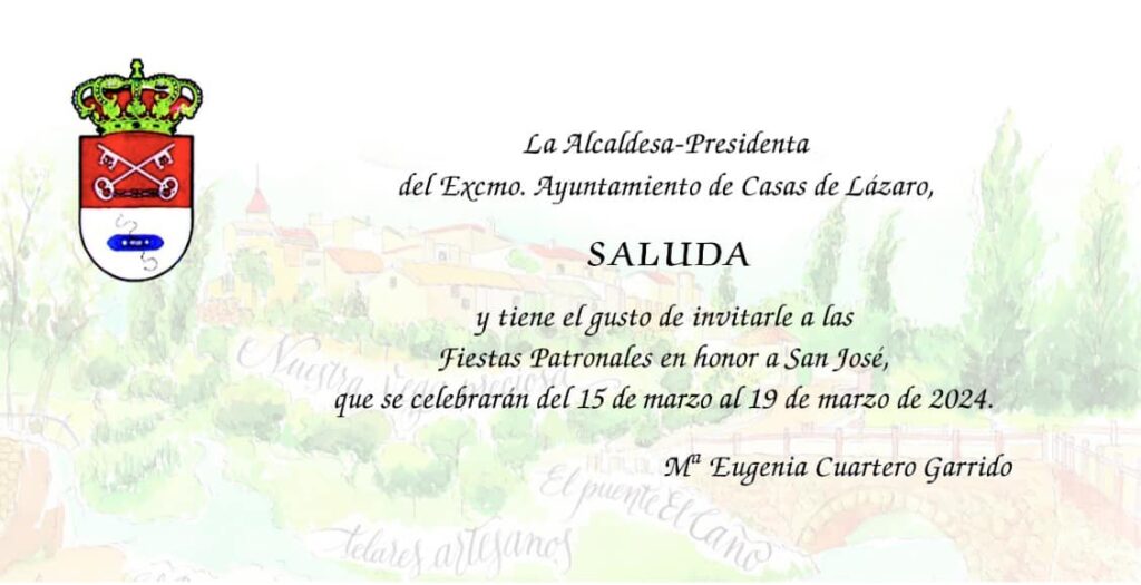 FIESTAS SAN JOSÉ 2024