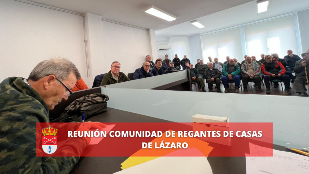 REUNIÓN COMUNIDAD DE REGANTES
