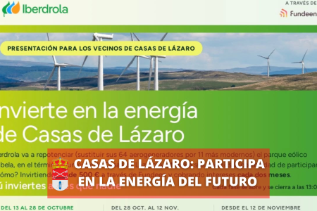 CASAS DE LÁZARO: PARTICIPA EN LA ENERGÍA DEL FUTURO